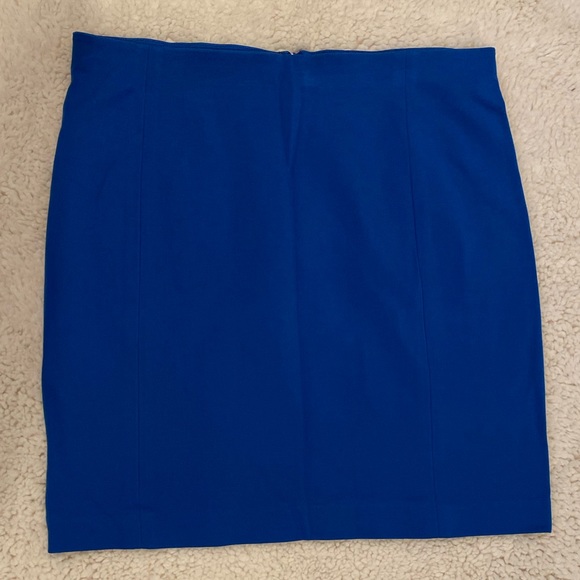 Ann Taylor blue pencil skirt - Picture 2 of 5